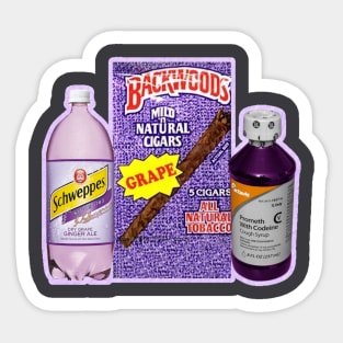 schweppes Purple Drank Sticker